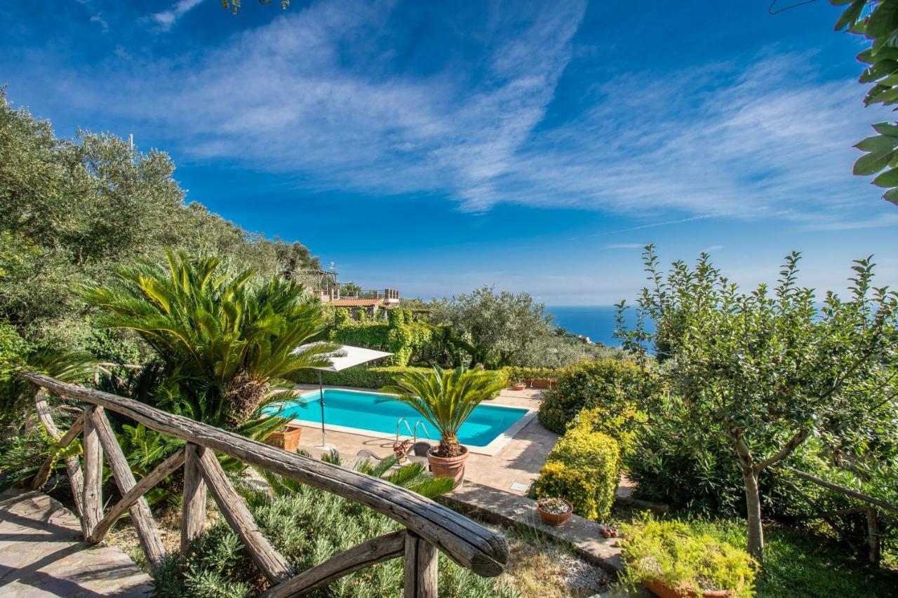 Villa Due Golfi Massa Lubrense Exterior foto
